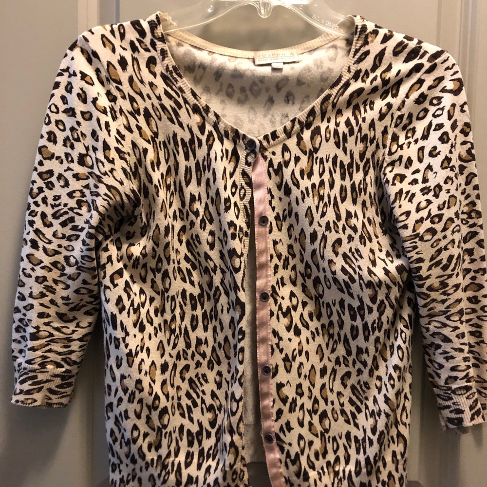 Leopard Cardigan - Joseph A.